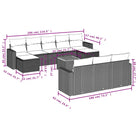 Modulaire tuinbanken met beige materiaal en gepoedercoat staal afmetingen - Modulaire tuinbanken