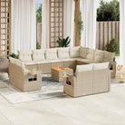 Modulaire tuinbanken met grijs materiaal en gepoedercoat staal afmetingen - beige en crèmekleurig / 1 - Modulaire
