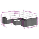 Modulaire tuinbanken met grijs materiaal en gepoedercoat staal afmetingen - Modulaire tuinbanken