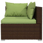 Modulaire tuinbanken met klein rugkussen voor comfortabele outdoor ontspanning - Modulaire tuinbanken