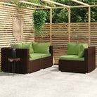 Modulaire tuinbanken met klein rugkussen voor comfortabele outdoor ontspanning - Modulaire tuinbanken