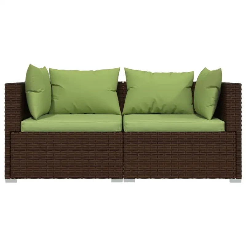 Modulaire tuinbanken met klein rugkussen voor comfortabele outdoor ontspanning - Modulaire tuinbanken