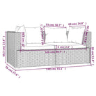 Modulaire tuinbanken met klein rugkussen voor comfortabele outdoor ontspanning - Modulaire tuinbanken