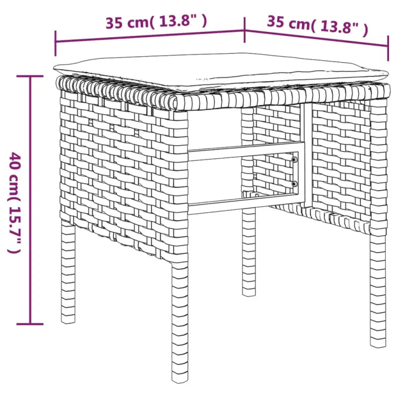 Modulaire tuinbanken met poly rattan en eenvoudig schoon te maken onderdelen - Modulaire tuinbanken