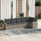 Modulaire tuinbanken met waterdichte tas en beige gepoedercoat staal - Grijs / 1 / Zonder tafel - Modulaire tuinbanken