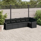 Modulaire tuinbanken met waterdichte tas en beige gepoedercoat staal - Zwart / 1 / Zonder tafel - Modulaire tuinbanken