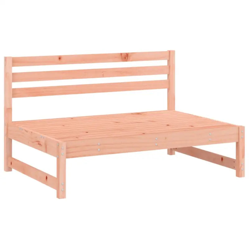 Modulaire tuinbanken uit massief douglashout met voetenbank en salontafel - Modulaire tuinbanken