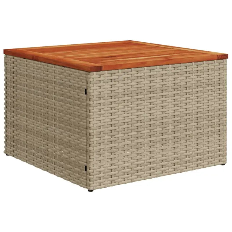 Modulaire tuinbanken van beige materiaal en gepoedercoat staal met afmetingen - Modulaire tuinbanken