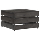 Modulaire tuinbanken van geïmpregneerd grenenhout - Grijs / 1 / Tafel - Modulaire tuinbanken
