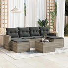 Modulaire tuinbanken van gepoedercoat staal met waterdichte tas in beige materiaal - Lichtgrijs / 1 / Met tafel