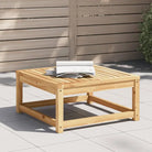 Modulaire tuinbanken van massief acaciahout met comfortabele rugkussens - Crème / 1 / Tafel - Modulaire tuinbanken