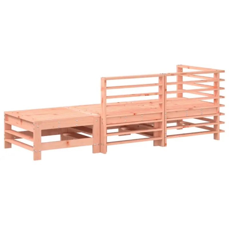 Modulaire tuinbanken van massief douglashout voor gezellige buitenkamers - Modulaire tuinbanken