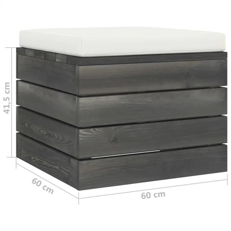 Modulaire tuinbanken van massief grenenhout met comfortabele kussens - Modulaire tuinbanken