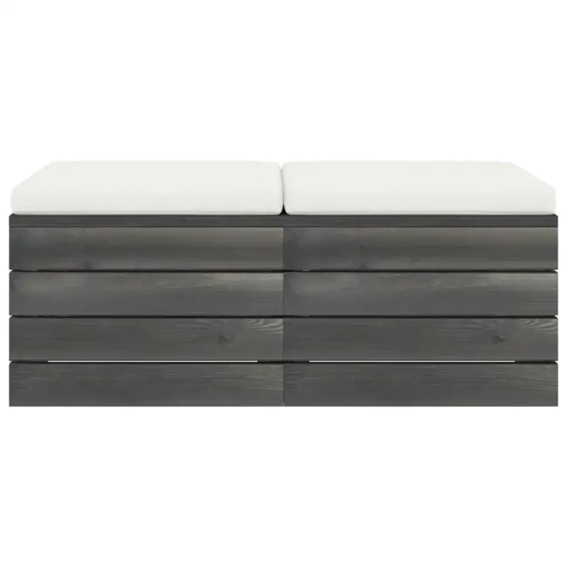 Modulaire tuinbanken van massief grenenhout met comfortabele kussens - Modulaire tuinbanken