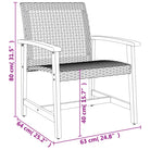 Modulaire tuinbanken van poly rattan voor comfortabele buitenruimte - Modulaire tuinbanken