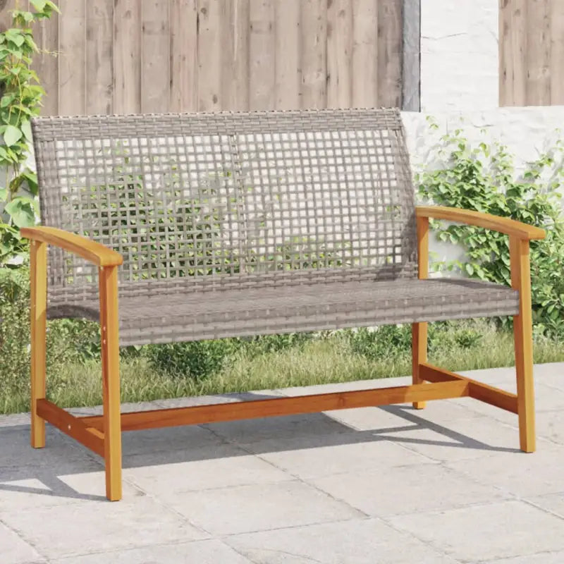 Modulaire tuinbanken van poly rattan voor comfortabele buitenruimte - Grijs / 1 / Bank - Modulaire tuinbanken