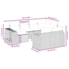 Modulaire tuinbanken van zwart gepoedercoat staal voor buiten ontspanning - Modulaire tuinbanken