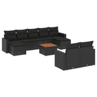 Modulaire tuinbanken van zwart gepoedercoat staal voor jouw terras - Modulaire tuinbanken