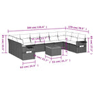 Modulaire tuinbanken van zwart gepoedercoat staal voor terras en tuin - Modulaire tuinbanken