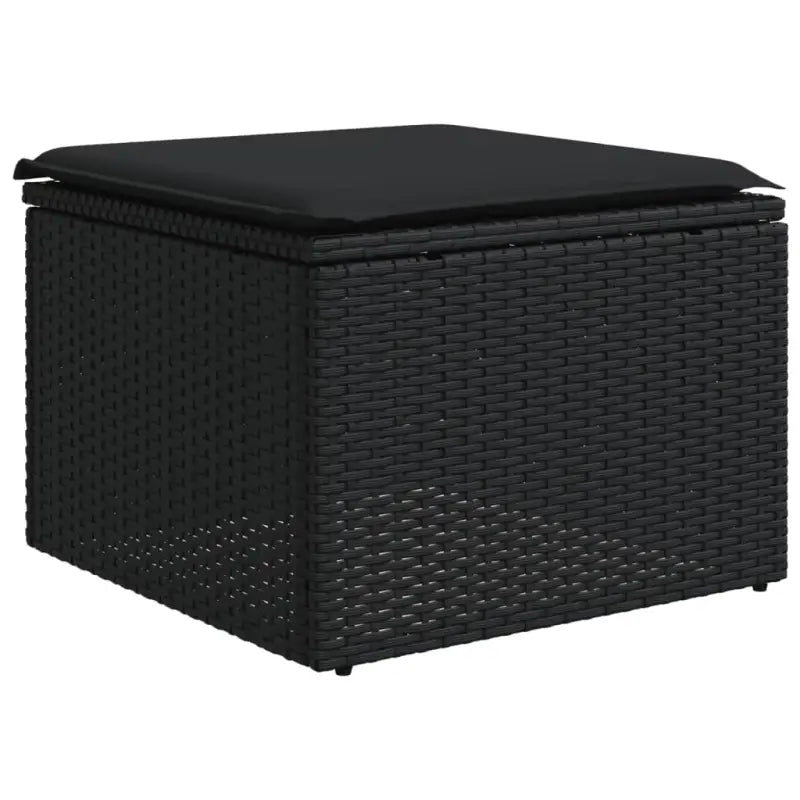 Modulaire tuinbanken van zwart materiaal en gepoedercoat staal - Modulaire tuinbanken