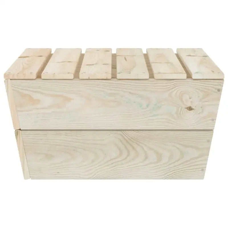 Modulaire tuinbankset met geïmpregneerd vurenhout voor buitengebruik - Modulaire tuinbanken