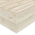 Modulaire tuinbankset met geïmpregneerd vurenhout voor buitengebruik - Modulaire tuinbanken