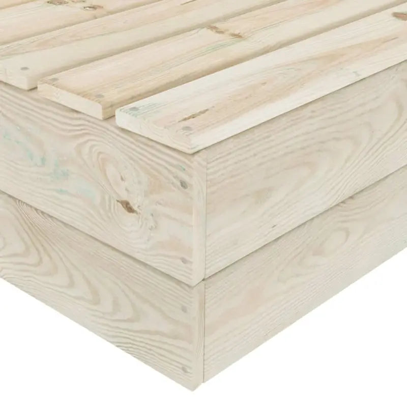 Modulaire tuinbankset met geïmpregneerd vurenhout voor buitengebruik - Modulaire tuinbanken