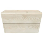 Modulaire tuinbankset met geïmpregneerd vurenhout voor buitengebruik - Modulaire tuinbanken