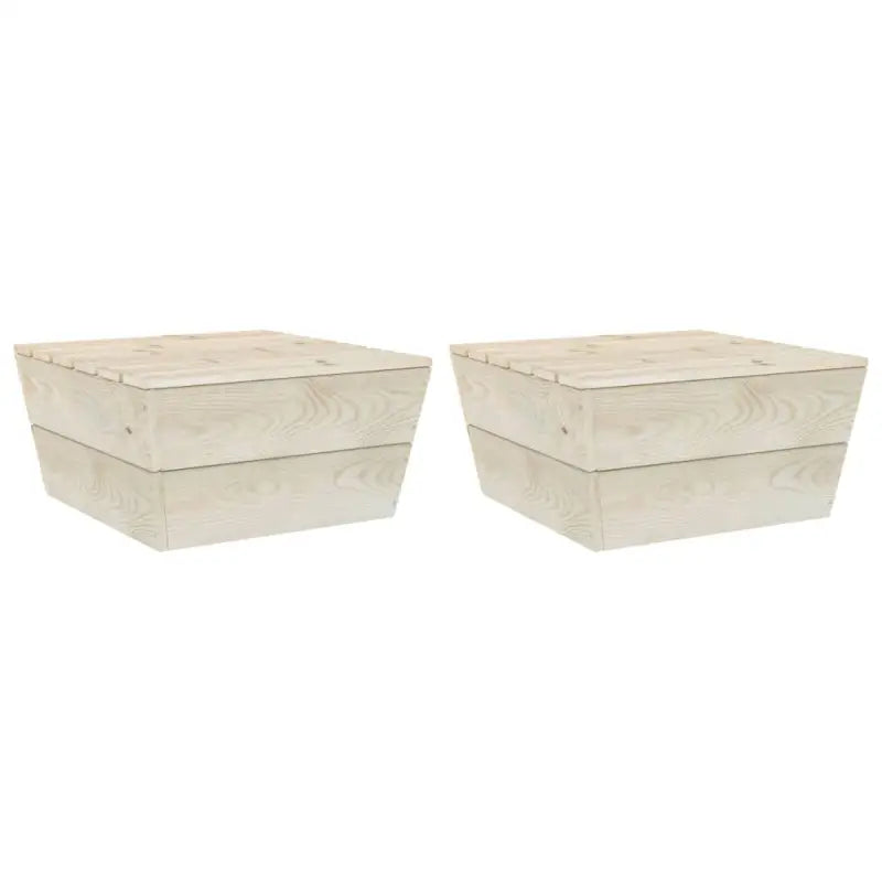 Modulaire tuinbankset met geïmpregneerd vurenhout voor buitengebruik - Modulaire tuinbanken
