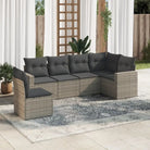 Modulaire tuinbankset met waterdichte tas in beige materiaal - Grijs / 1 / Zonder tafel - Modulaire tuinbanken
