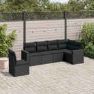 Modulaire tuinbankset met waterdichte tas in beige materiaal - Zwart / 1 / Zonder tafel - Modulaire tuinbanken