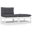 Modulaire tuinbankset van massief grenenhout voor comfortabel buitenleven - Modulaire tuinbanken