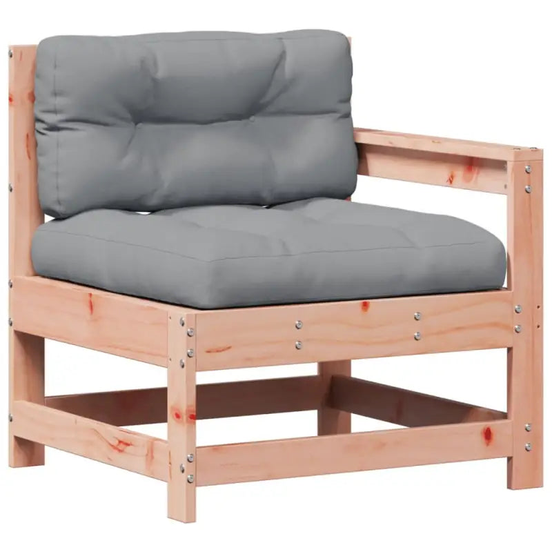 Modulaire tuinset in massief douglashout met gelat ontwerp - Tuinsets
