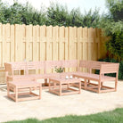 Modulaire tuinset van massief douglashout met afmetingen zitting - Natuurlijk douglashout / Nee - Tuinsets