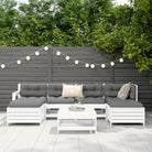 Modulaire tuinset van massief grenenhout met comfortabele zitelementen - Tuinsets