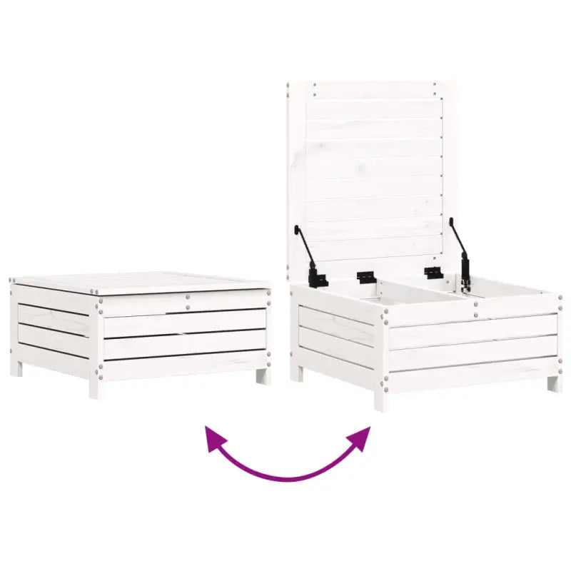 Modulaire tuinset van massief grenenhout met comfortabele zitafmetingen - Tuinsets