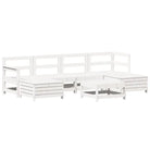 Modulaire tuinset van massief grenenhout met comfortabele zitelementen - Tuinsets