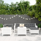 Modulaire tuinset van massief grenenhout met comfortabele afmetingen zitting - Tuinsets