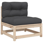 Modulaire tuinset van massief grenenhout voor een comfortabele zitervaring - Tuinsets