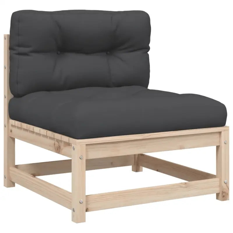 Modulaire tuinset van massief grenenhout voor een comfortabele zitervaring - Tuinsets