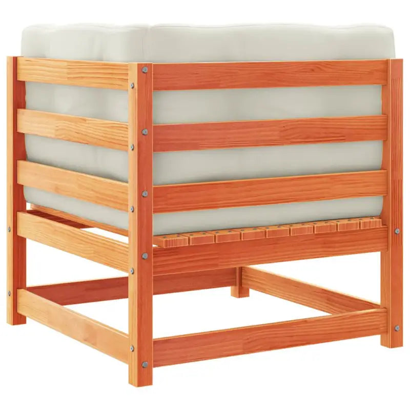 Modulaire tuinset van massief grenenhout voor een comfortabele zitervaring - Tuinsets