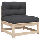 Modulaire tuinset van massief grenenhout voor een comfortabele zitervaring - Tuinsets
