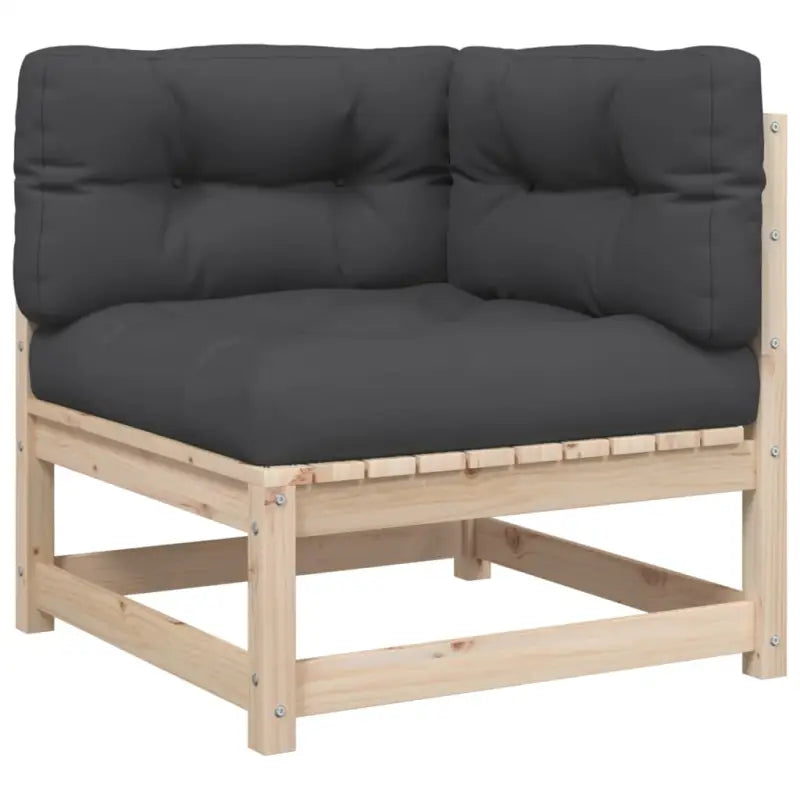 Modulaire tuinset van massief grenenhout voor een comfortabele zitervaring - Tuinsets