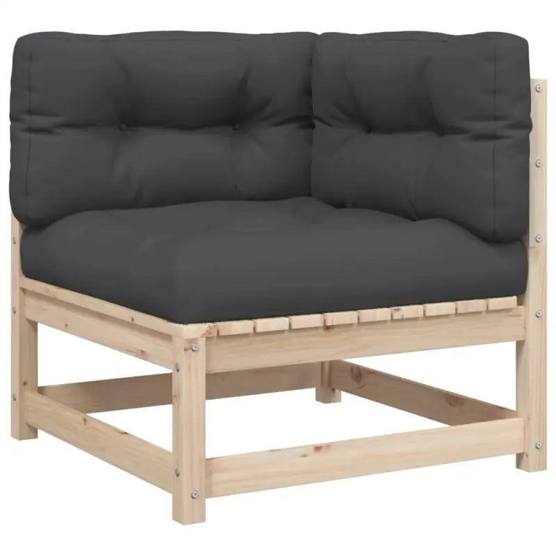 Modulaire tuinset van massief grenenhout voor een comfortabele zitervaring - Tuinsets