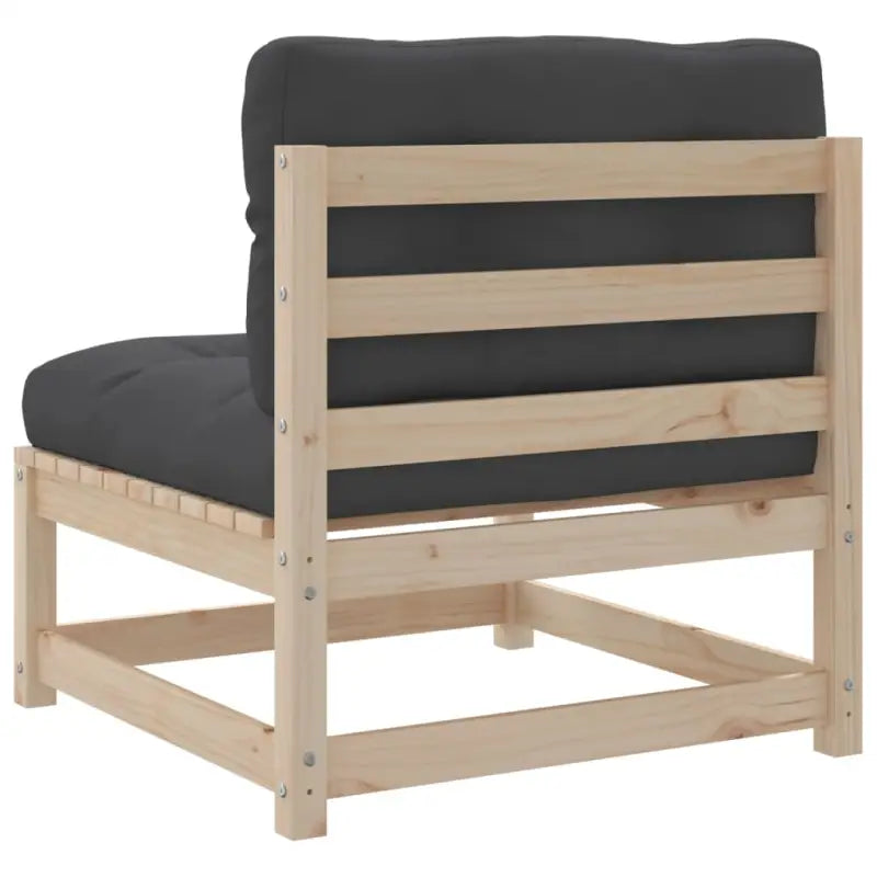 Modulaire tuinset van massief grenenhout voor een comfortabele zitervaring - Tuinsets