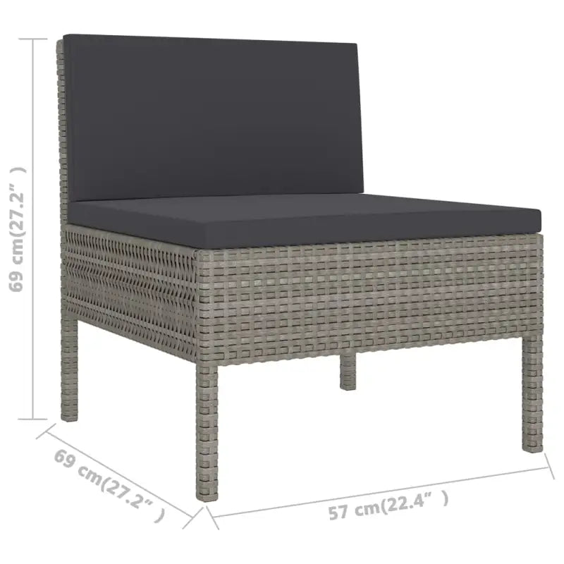 Modulaire tuinset voor ontspannen zomerdagen en gezellige bijeenkomsten - Tuinsets