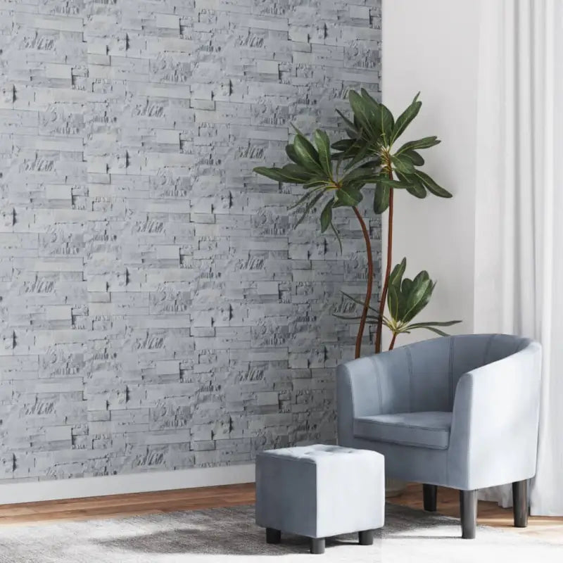 Mooie behang voor een stijlvolle en egale muur in je interieur - Lichtgrijs / 1 - Behang