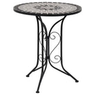 Mozaïek Bistroset met gepoedercoat ijzeren frame voor romantische tuinen - Tuinsets