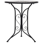 Mozaïek Bistroset met gepoedercoat ijzeren frame voor romantische tuinen - Tuinsets