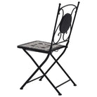 Mozaïek Bistroset met gepoedercoat ijzeren frame voor romantische tuinen - Tuinsets